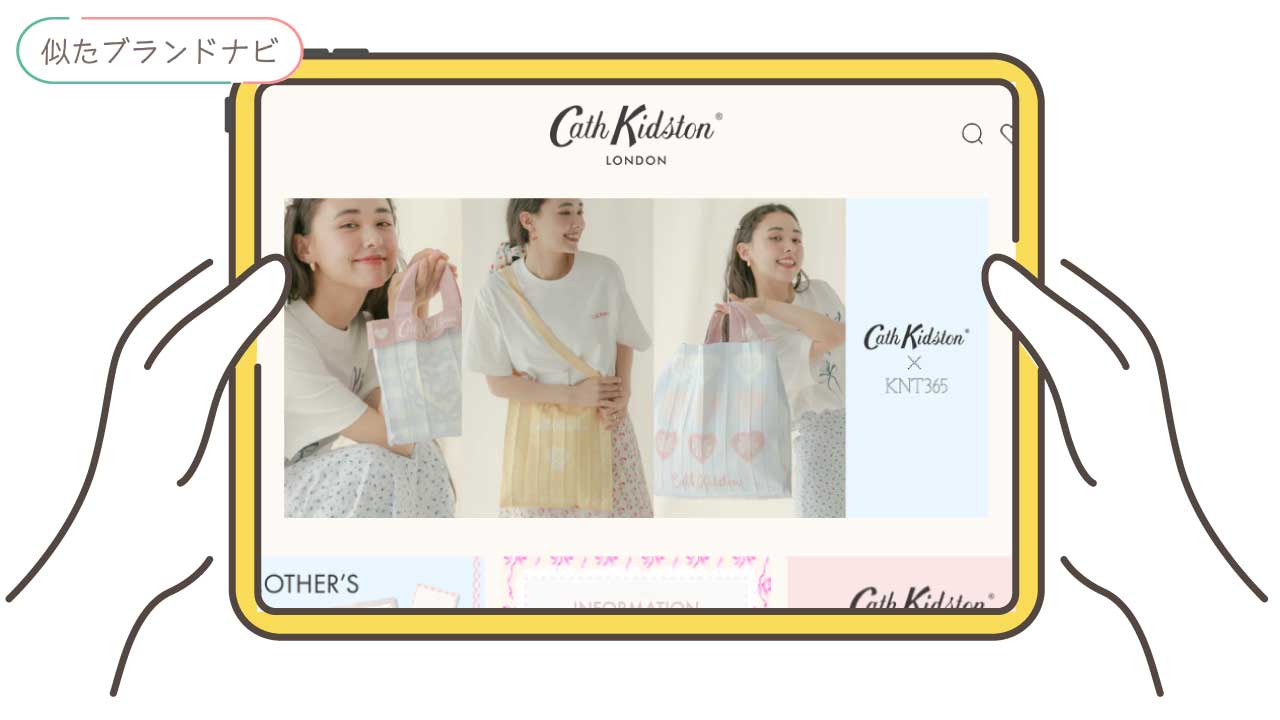 ツモリチサトと似てるブランドのcath-kidston