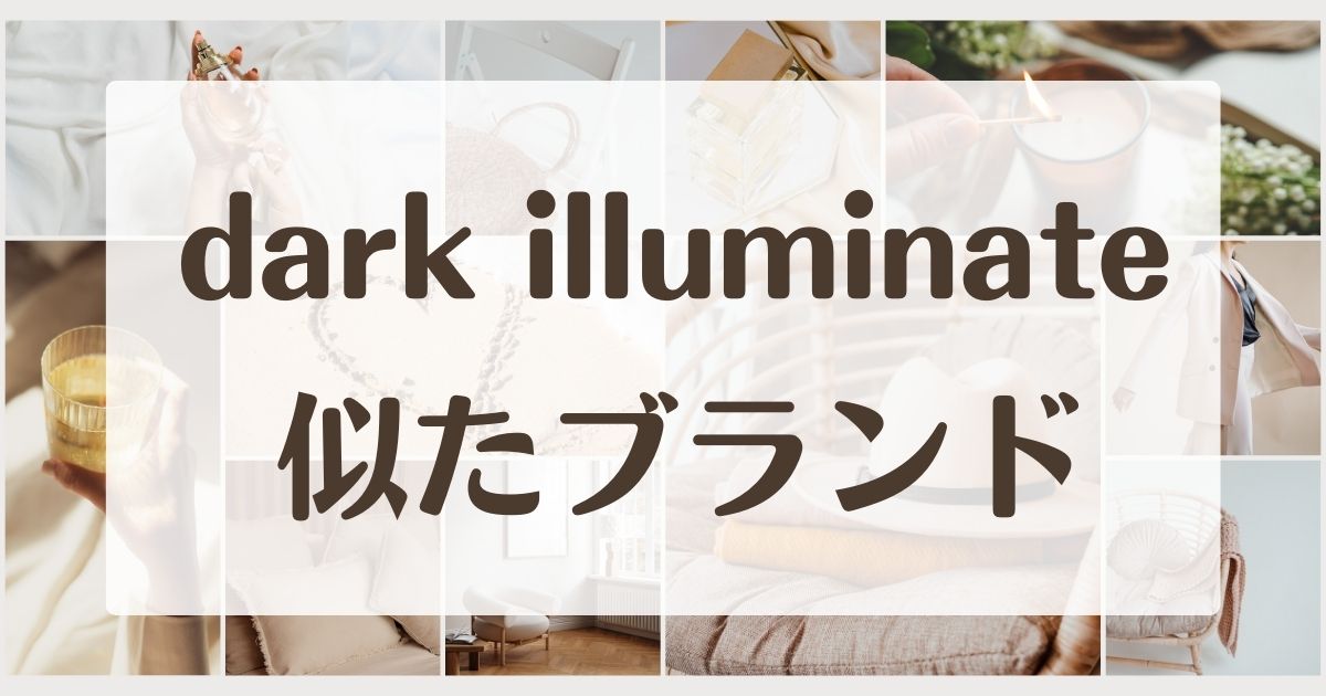 dark illuminateに似たブランド5選！どこの国？服の評判は届かない？