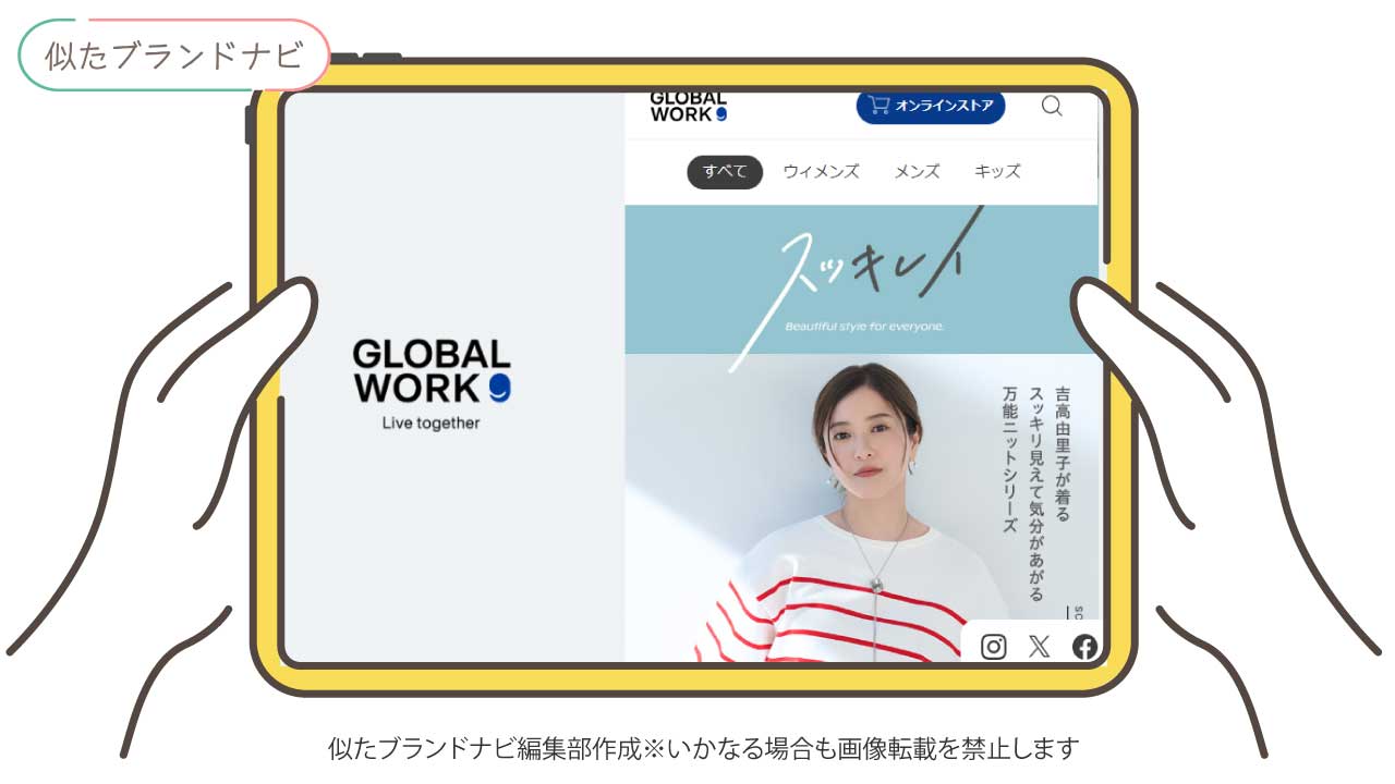 ユニクロと似てるブランドのglobalwork